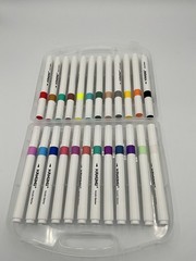 24 Colors Acrylic Paint Markers, Permanent Paint Pens for Rock Painting, Wood