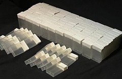 MEGA LOT BEADSMITH CLEAR PLASTIC TIC TAC FLIPTOP CONTAINER STORAGE BEADS JEWELRY