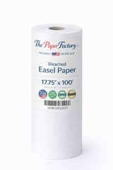 Durable Art Easel Paper Roll 17.75″ x 100 Feet 17.75 inches x 100 feet, White