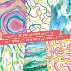Reverse Coloring & Doodling Book: Brights – Gifts for Mom | Relaxing Adult Co…