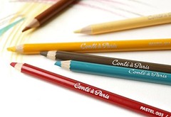 Conte-a-Paris pastel pencil Assorted set 48 color set 500017