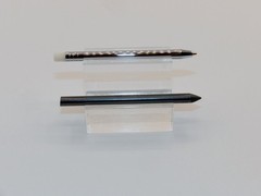 Chrome finish 5.6mm Sketch Pencil. Hand made with Lilac Acrylester. #157