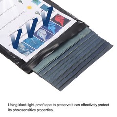 Cyanotype Paper,12 Sheet Sun Print Paper Yellow Crafts with Board, 2.9×4.1″