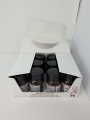 (12) 1 Oz Bottles Of Angelus Acrylic Leather Dark Brown Paint New