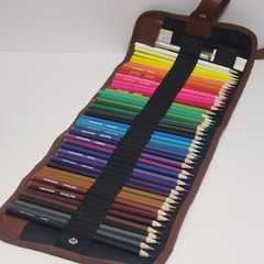 JNW Direct Set of Watercolor Pencils, 48 Vibrant & Smooth w/ Accessories