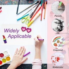PATIKIL 50 Pcs Pure Cotton Watercolor Paper 140lb/300 GSM 4×6 Inch, white