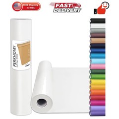 PerkHomy Craft Paper Roll 17.5″ x 1,200″ 100′ White Kraft Easel Paper for Kid…
