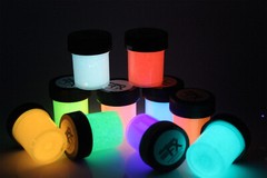 10 GLOW IN THE DARK DAY VISIBLE PAINT X 1/2 OZ