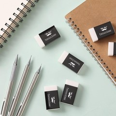 Mr. Pen 8 Pack Pencil Erasers, Small White Rubber Eraser for Kids School Office