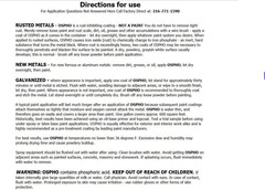 Metal Rust Treatment Converter Inhibitor 32 Fl Oz Removes Light Rust Prep