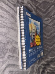 9″ x 12″ Mixed Media Paper Pad Sketchbook, 2 Pack, 60 Sheets 98 lb, Spiral-Bound