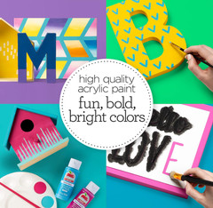 Pintura acrílica 2oz color marrón oscuro multiuso manualidades