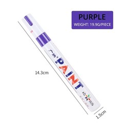 Waterproof Permanent Paint Marker Pen Ink Car Tire Tread Rubber Metal Mechanic