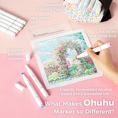 Pastel Alcohol Brush Markers- 48 Colors of Honolulu Sweetness – AP Certificat…