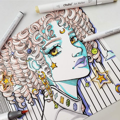 Fineliner Pens Micro Drawing Pens: 8-Size Tips (Ultra-Fine, Fine & Brush) Waterp