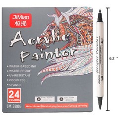 Multicolor Marker Pen Set – Waterproof Acrylic Paint Tips for Kids & DIY Crafts