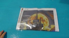 Pirate Ship Full Moon Diamond Drill Gem Art Painting Kit 12″x16″ inches Horror !