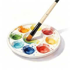 36Pcs Ergonomic Grip Nylon Bristles Paint Brush For Oil Watercolor Acrylic