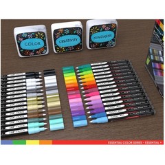 Vibrant Acrylic Markers for Multiple Surfaces