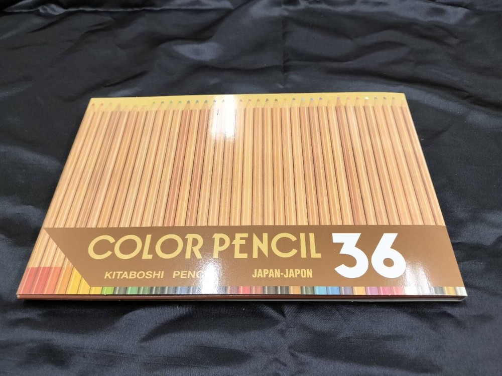 【Directly sent from Japan】”Kita-Boshi” color Pencil set 36 color/Incence Cedar