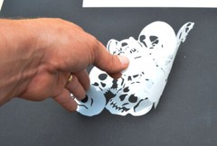 12″ Airbrush Spray Painting Mylar Stencil Set – RC Mask 2 PACK Skeleton SKulls