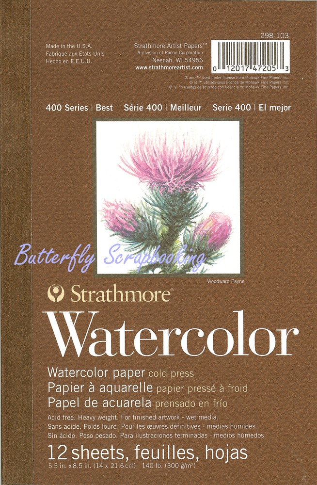 WATERCOLOR Cold Press Heavy Weight Paper Pad Strathmore