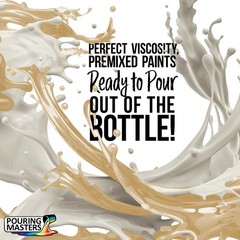 Pouring Masters Desert Sand 32-Ounce (Quart) Water-Based Acrylic Pouring Paint