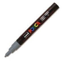 Posca Markers, Paint Marker, Gray Paint, 3M Fine Tip, Opaque Ink, Grey Marker