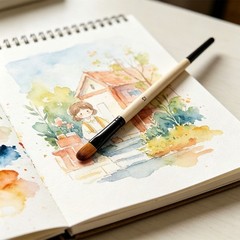 36Pcs Ergonomic Grip Nylon Bristles Paint Brush For Oil Watercolor Acrylic