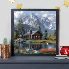 SHICERNHJ Diamond Art Kits for Adults,Mountain 14 inches x 14 inches, SH143