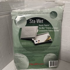 Masterson Sta-Wet Handy Palette, 8.5in x 7in Airtight Stay Wet Palette New