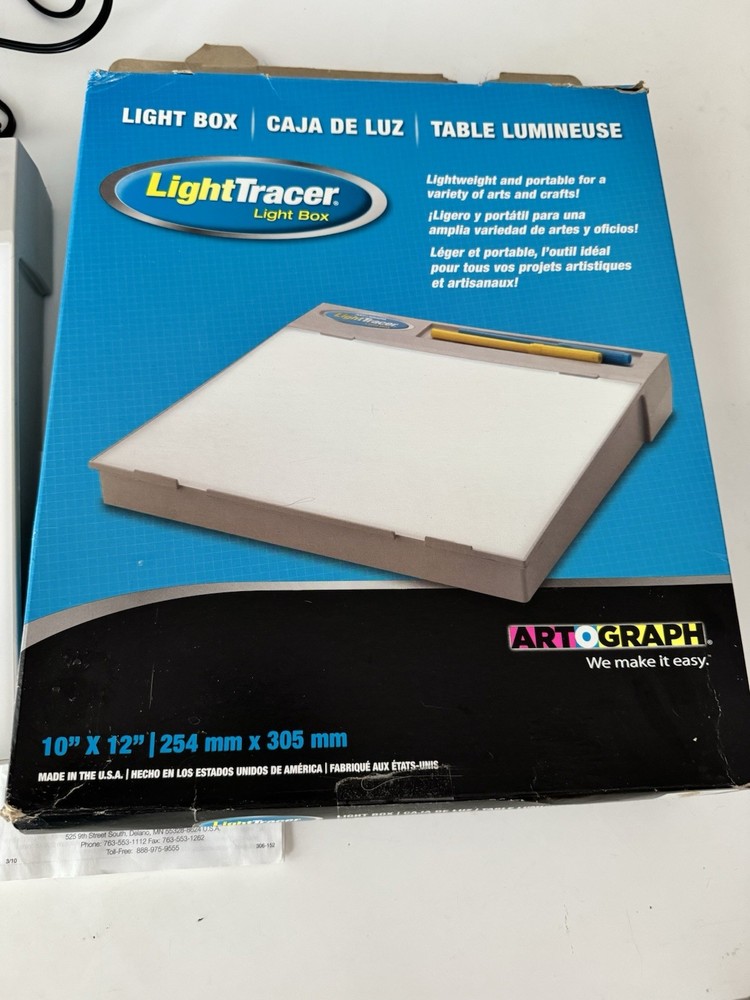 Light Tracer by Autograph Light Box, 12” x 10” Model 225-365 Tested Works