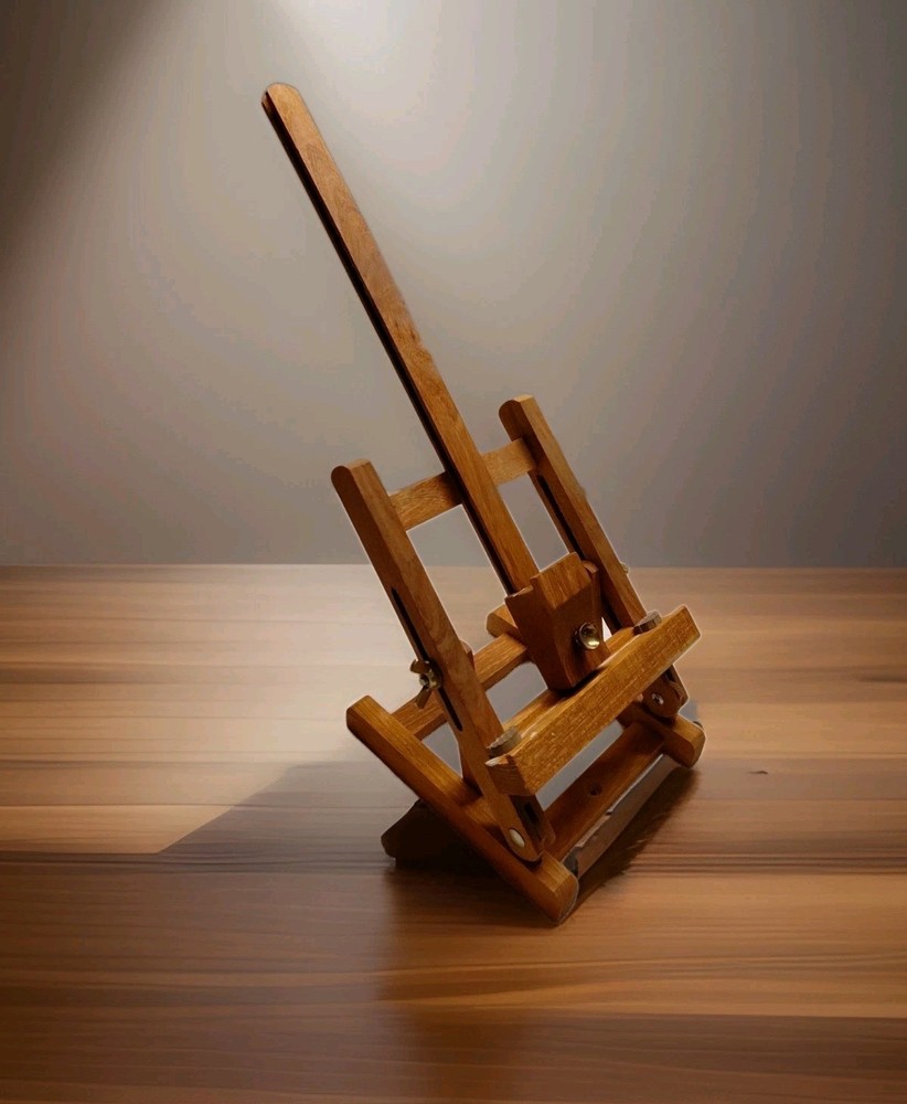 Medium Table Top Wood Easel For Art/Picture Display, 18″ T