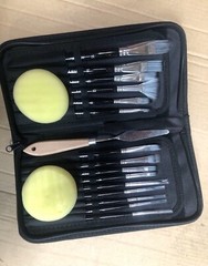 15 pcs Paint Brush Set Includes Pop-up Carrying Case