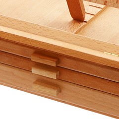 Adjustable Storage Box Easel,Painting Board Stand with Drawers,Storage Box Easel
