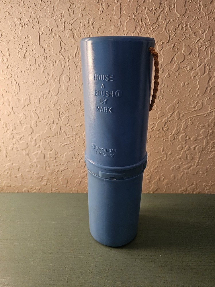 Vintage Marx House A Brush Artist’s PaintBrush Travel Cylinder-Excellent