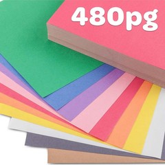 Construction Paper Bulk Pack (480 Sheets) – 10 Assorted Colors, 9×12, Classroom