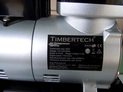 Timbertech Upgraded Airbrush Single-Piston Oil-free Mini Compressor ABPST08