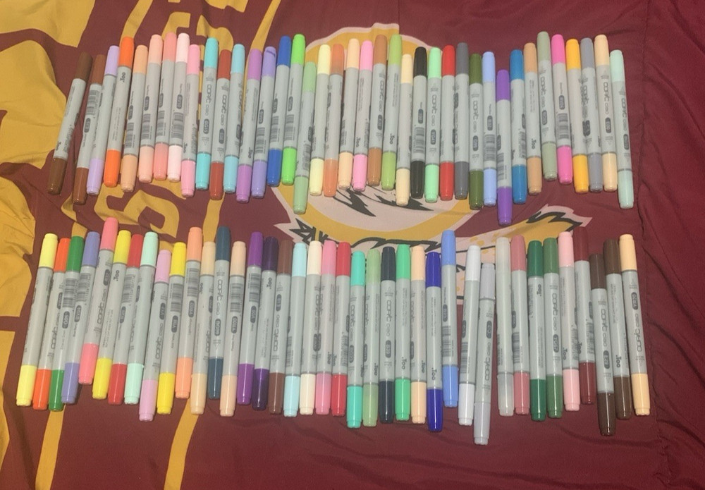 Copic Ciao Set A Marker – 72 Piece + Skin Tone Set – 6 Piece Read Discription