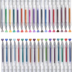 XWT Retractable Glitter Gel Pens 36 Colors Fine Point Art Set