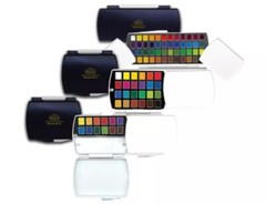 Mijello Gold Class Triple Pan Watercolor Set of 12, 24, 48 – FedEx Shipping