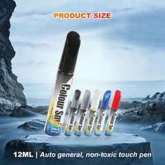 Touch Up Paint for Car Silver Metallic Scratch Repair Pen and Brush Marker Tool