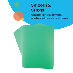 Construction Paper, 9 X 12 Inches, Assorted Colors, 500 Sheets