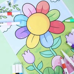 12–60 Color Acrylic Marker Set – Soft Tip Pens for Kids, Fabric, Stone & More