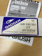 Badger 155 Anthem Bottom Feed Airbrush – 155-2 Airbrush