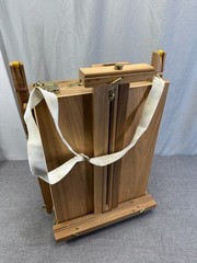 Solid Beech Wood Plein Air French Easel Foldable Spacious Adjustable
