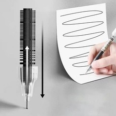 10Pcs/Set High Quality Needle Type Gel Pens Straight Liquid Ballpoint Pen School