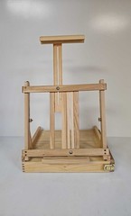 Adjustable Wood Table Top Lap Easel Sketchbox with Drawer and Supplies