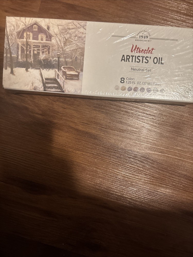 Artists’ Oil Paint – Set of 8, Neutral Colors , 37 ml New NIP