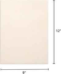 6 Pack 9 x 12 Inch Wood Canvas Panels, Unfinished Wooden Canvas Boards Wood C…